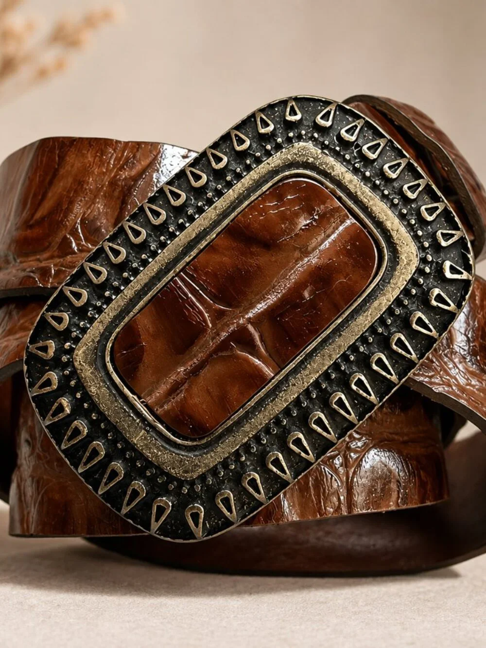 Artisan Genuine Leather Brown Belt – 48
